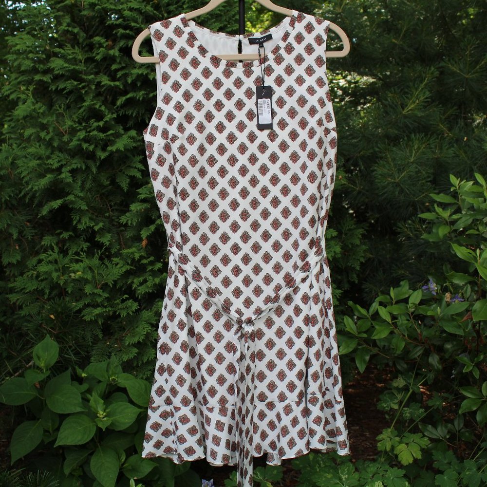 Le Gali Susannah Sleeveless Flounce MinI Dress  NWT
